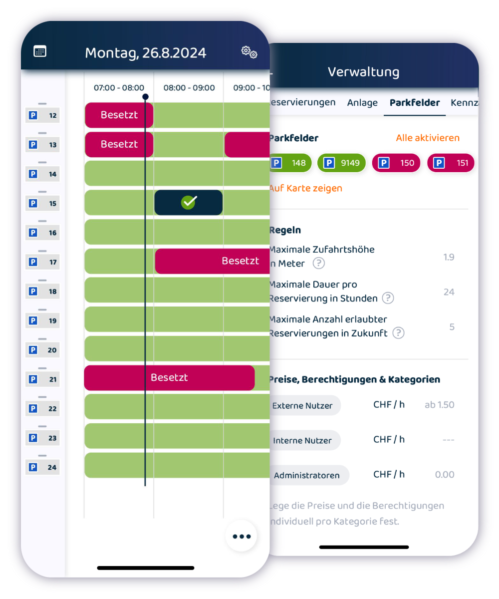 BookingPark Parkplatz Management